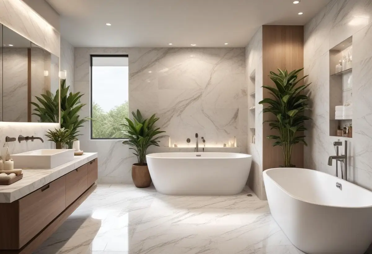 Tips för att renovera badrum och skapa ditt drömspa hemma illustration